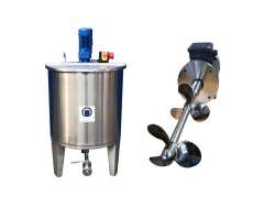 221L stainless steel mixing tank with gear agitator