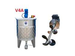 221L heat-/coolable stainless steel mixing tank
